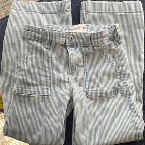 Abercrombie Kids Light Blue Striped Jeans